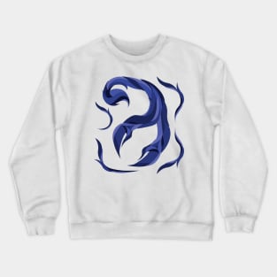 Scorpio Zodiac Sign - Blue Crewneck Sweatshirt